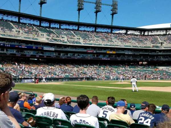 Comerica Park, section: 118, row: 9, seat: 18