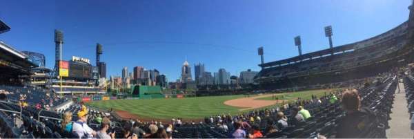 PNC Park, section: 127, row: M, seat: 14