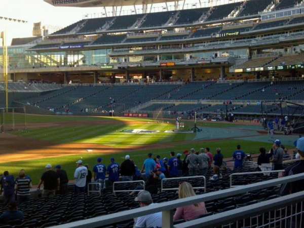Target Field, section: 121, row: 2, seat: 21
