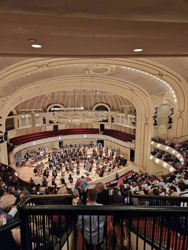 Orchestra Hall, Chicago, section: upper balcony left, row: N, seat: 23