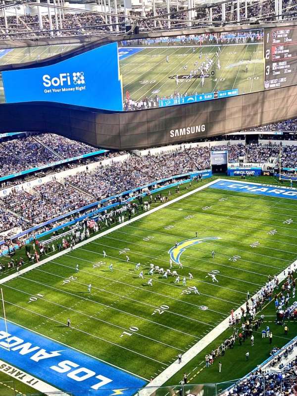 SoFi Stadium, section: 505, row: 8, seat: 5