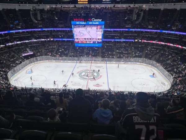 Honda Center, section: 411, row: S, seat: 10