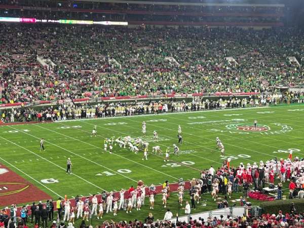 Rose Bowl, section: 1-H, row: 54, seat: 117