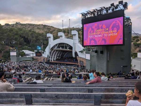 Hollywood Bowl, section: F3, row: 13, seat: 12