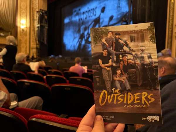 Orpheum Theatre, Omaha, section: Orchestra R, row: G, seat: 18