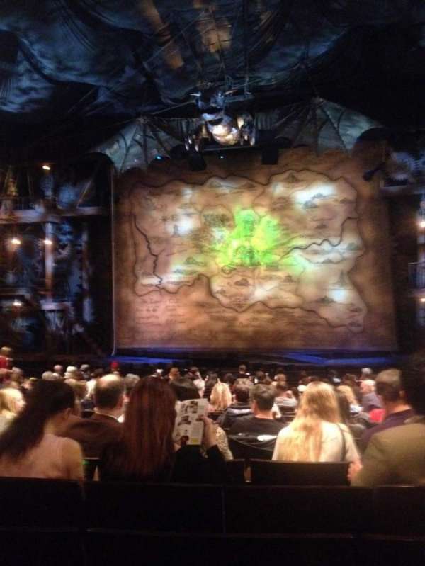 Gershwin Theatre, section: Orchestra R, row: Q, seat: 115