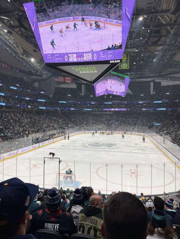 Climate Pledge Arena, section: 20, row: T, seat: 12