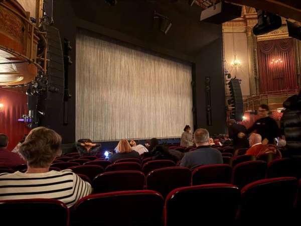 St. James Theatre, section: Orchestra L, row: M, seat: 19