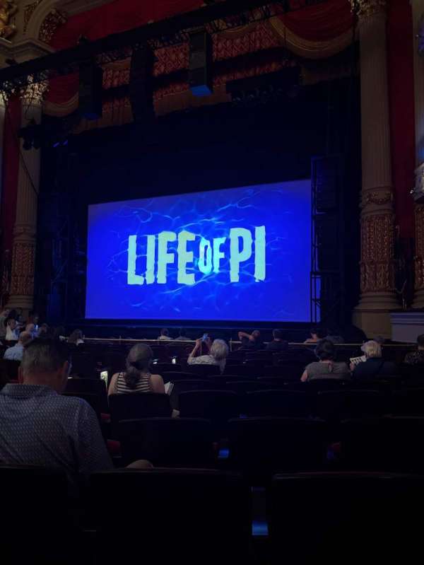Academy of Music, section: Parquet Right, row: H, seat: 12