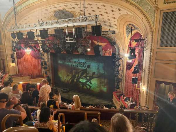 Bernard B. Jacobs Theatre, section: Mezzanine R, row: J, seat: 28