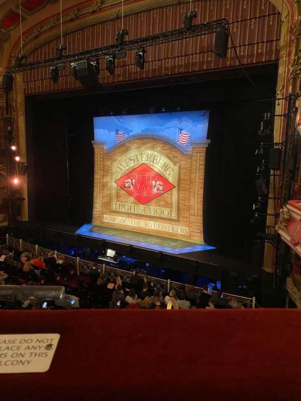 Birmingham Hippodrome, section: Front Circle, row: A, seat: 4