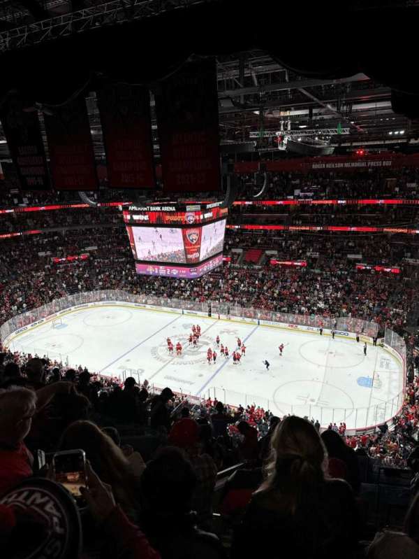 Amerant Bank Arena, section: 332, row: 11, seat: 12
