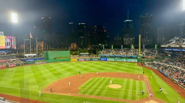 PNC Park, section: 221, row: A, seat: 2