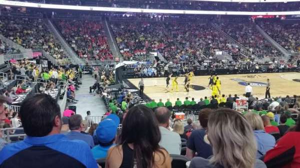 T-Mobile Arena, section: 4, row: L, seat: 4
