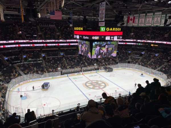 TD Garden, section: 318, row: 12, seat: 18