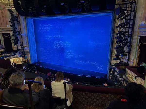Neil Simon Theatre, section: Front Mezzanine R, row: D, seat: 2