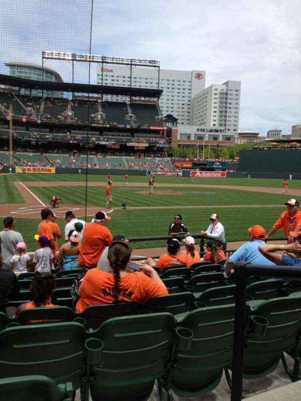 Oriole Park at Camden Yards, section: 30, row: 10, seat: 1