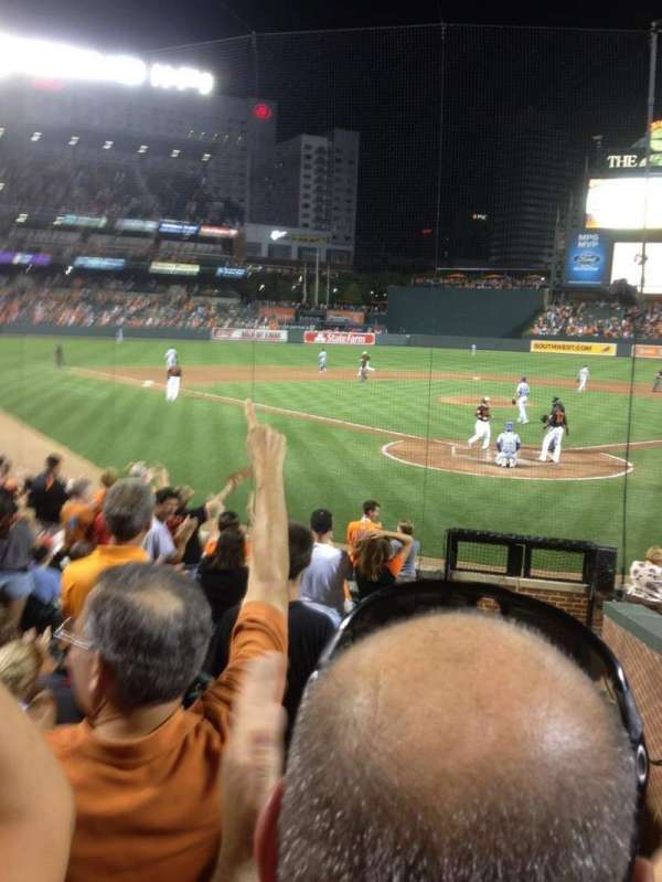 Oriole Park at Camden Yards, section: 38, row: 14, seat: 1