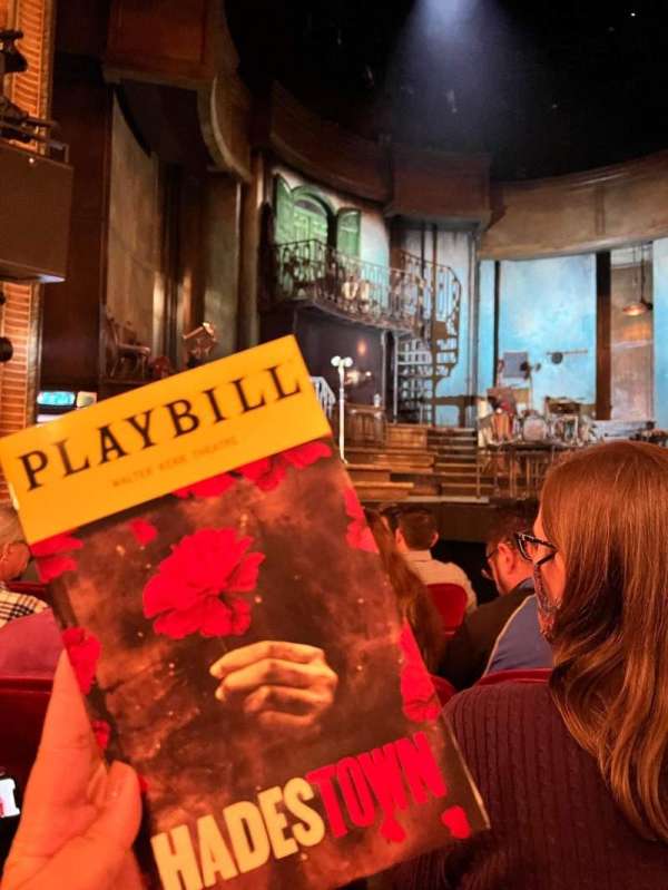 Walter Kerr Theatre, section: Orchestra L, row: H, seat: 5