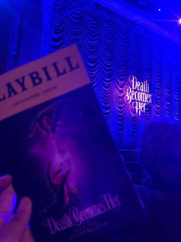 Lunt-Fontanne Theatre, section: Orchestra L, row: H, seat: 13