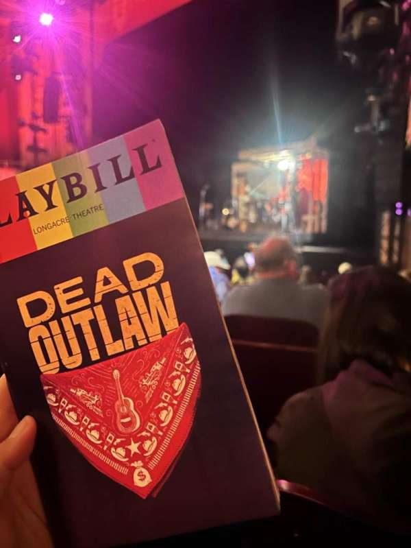 Longacre Theatre, section: Orchestra R, row: M, seat: 15