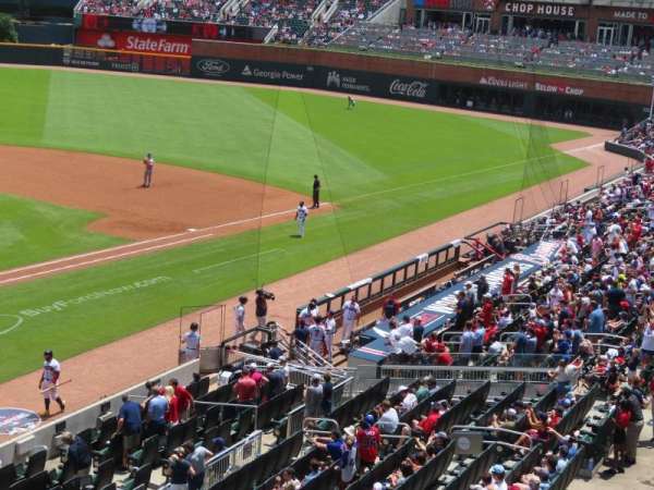 Truist Park, section: 224, row: 1, seat: 10