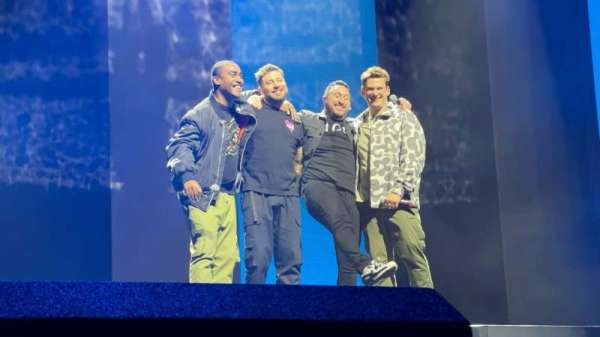 The O2, London, section: Floor A2, row: A, seat: 20