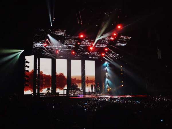 The O2, London, section: 102, row: E, seat: 81