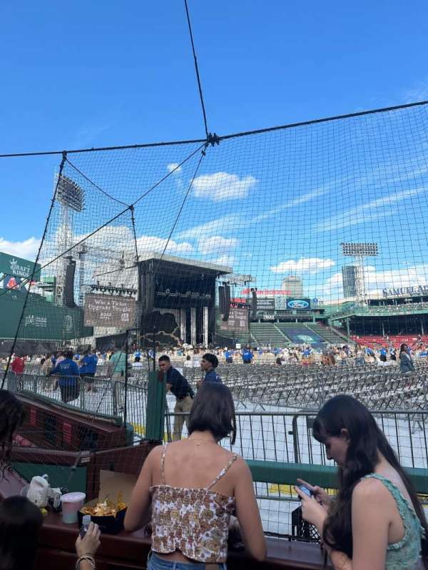 Fenway Park, section: field box 70, row: B, seat: 1
