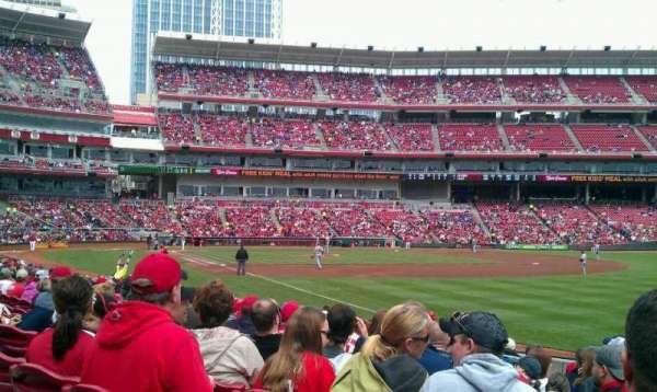 Great American Ball Park, section: 136, row: P, seat: 14