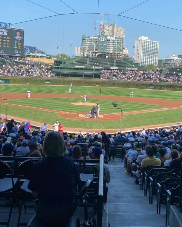 Wrigley Field, section: 217, row: 1, seat: 5
