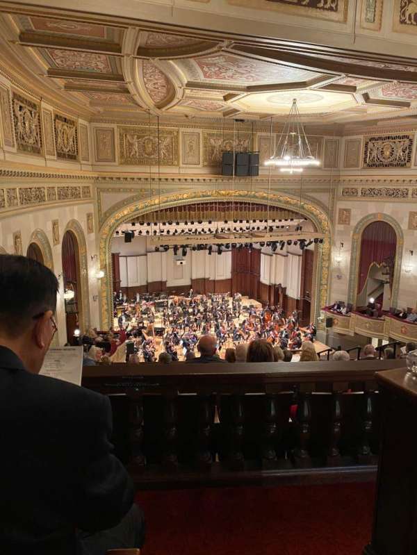 Orchestra Hall, Detroit, section: Mid Balcony, row: J, seat: 36