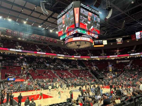 Moda Center, section: 103, row: J, seat: 5