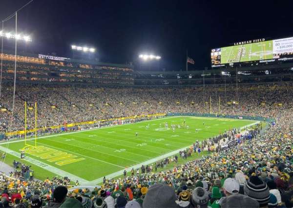 Lambeau Field, section: 131, row: 49, seat: 15