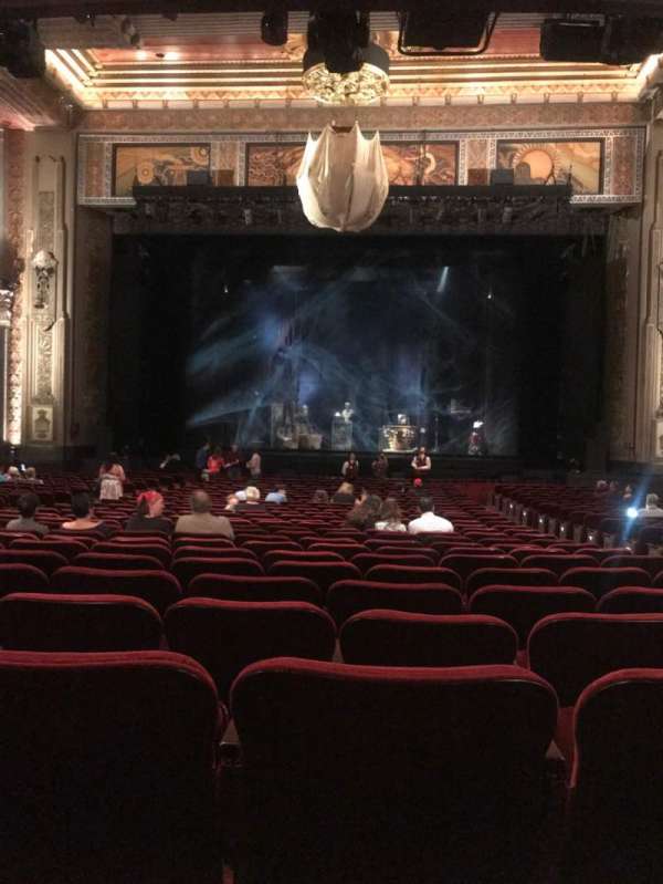 Hollywood Pantages Theatre, section: Orchestra C, row: PP, seat: 104