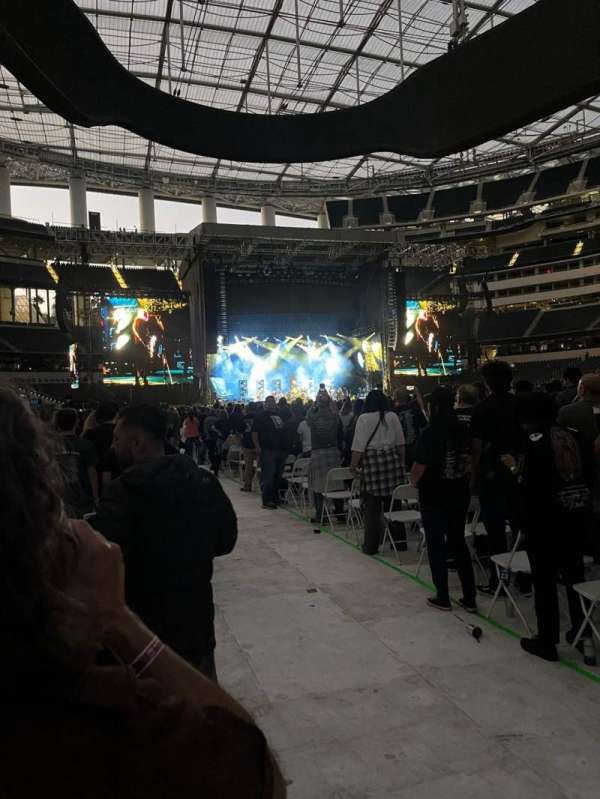 SoFi Stadium, section: Floor B1, row: 27, seat: 1