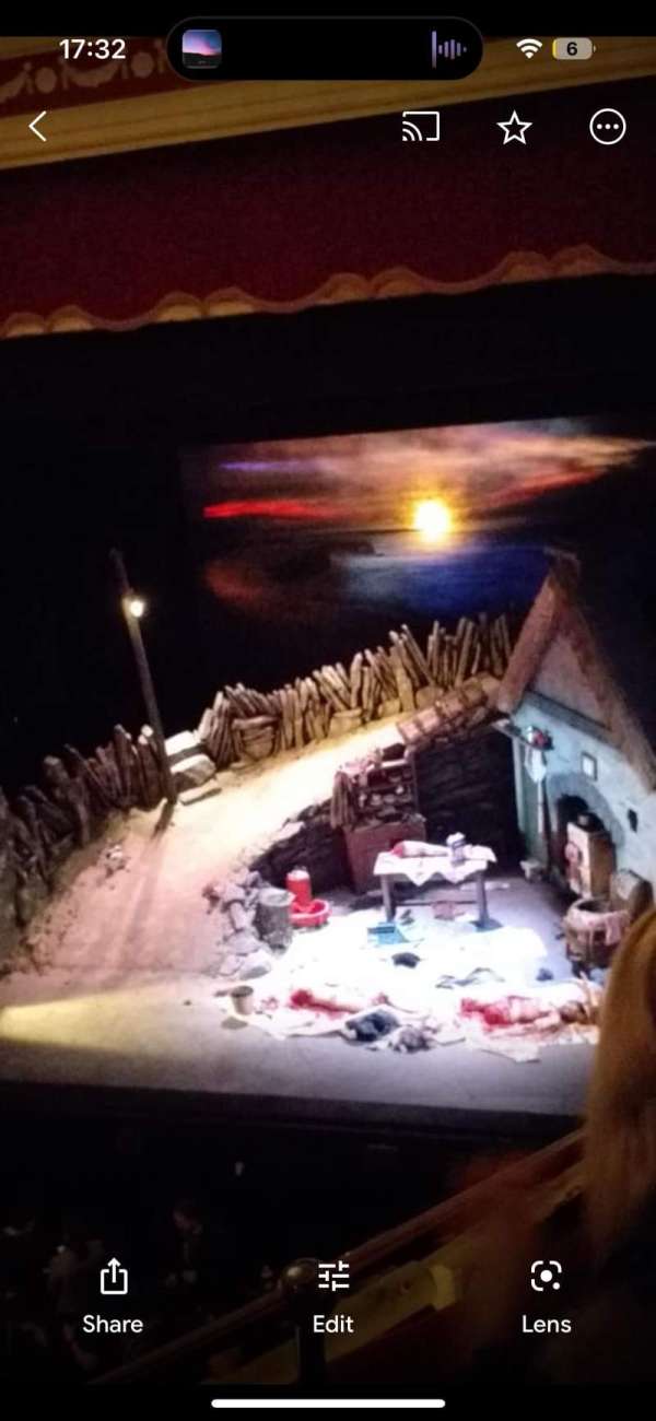 Gaiety Theatre, section: Upper Circle, row: M, seat: 14