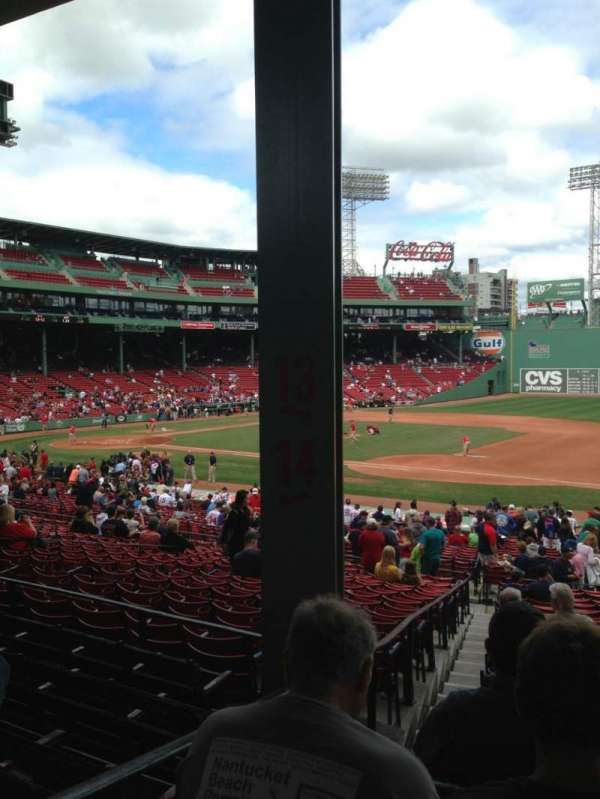 Fenway Park, section: Grandstand 13, row: 3, seat: 18