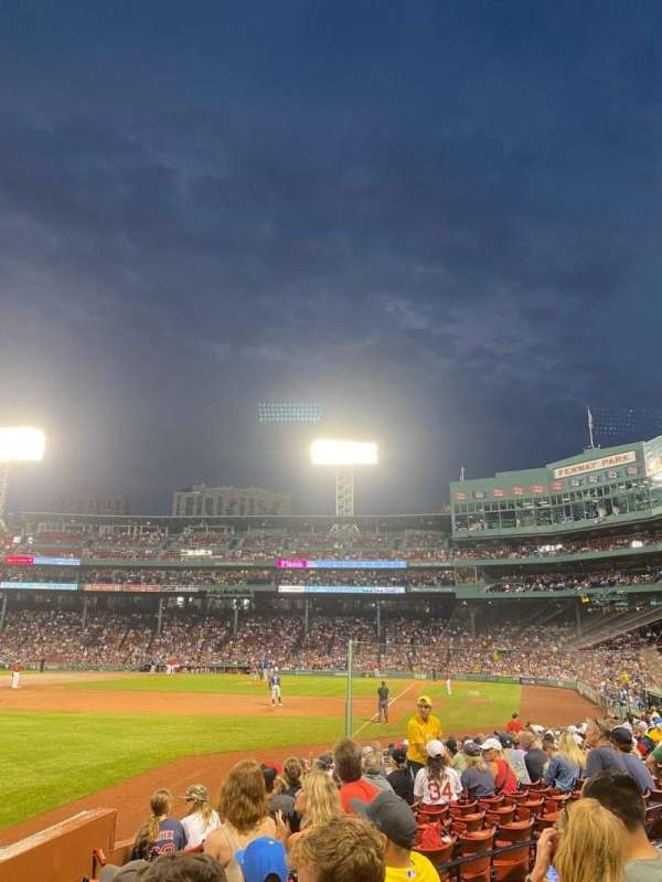 Fenway Park, section: Loge Box 163, row: DD, seat: 7