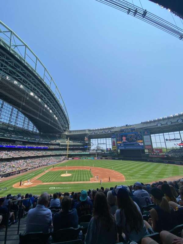 American Family Field, section: 213, row: 13, seat: 2