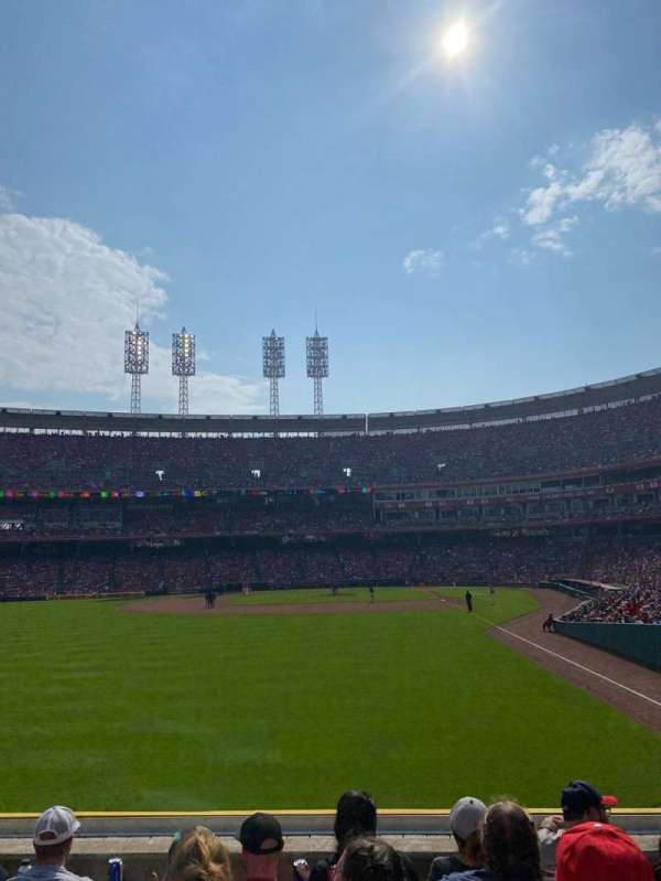 Great American Ball Park, section: 105, row: E, seat: 5