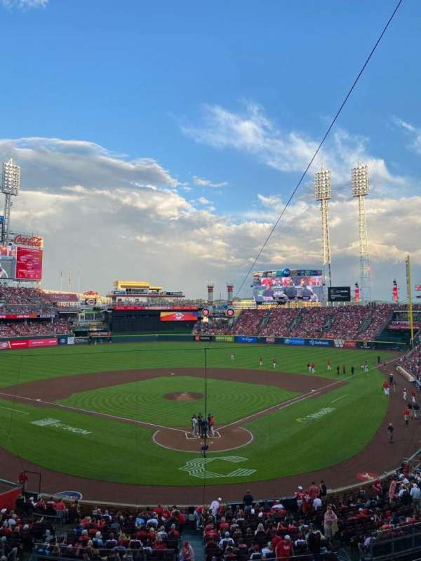 Great American Ball Park, section: 222, row: A, seat: 4