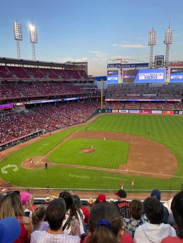 Great American Ball Park, section: 430, row: E, seat: 3