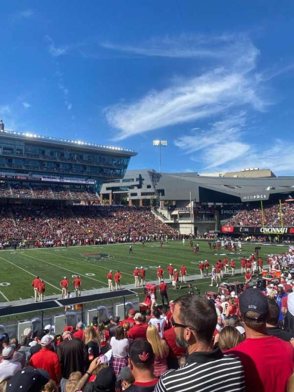 Nippert Stadium, section: 108, row: 20, seat: 20