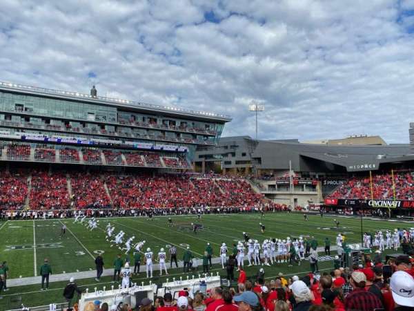 Nippert Stadium, section: 108, row: 20, seat: 20