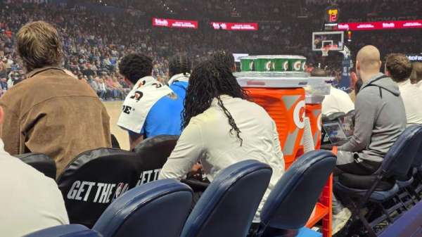 Paycom Center, section: 117, row: FL3, seat: 14