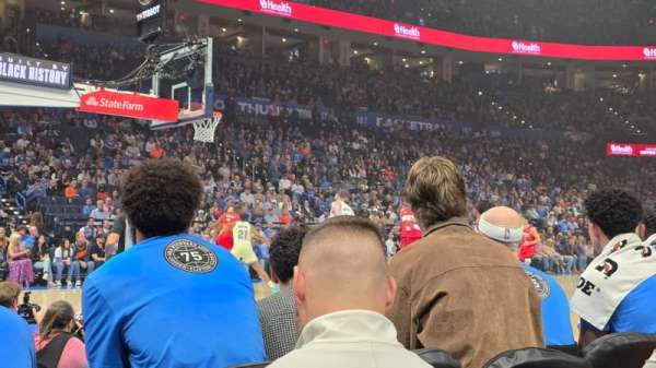 Paycom Center, section: 117, row: FL3, seat: 14