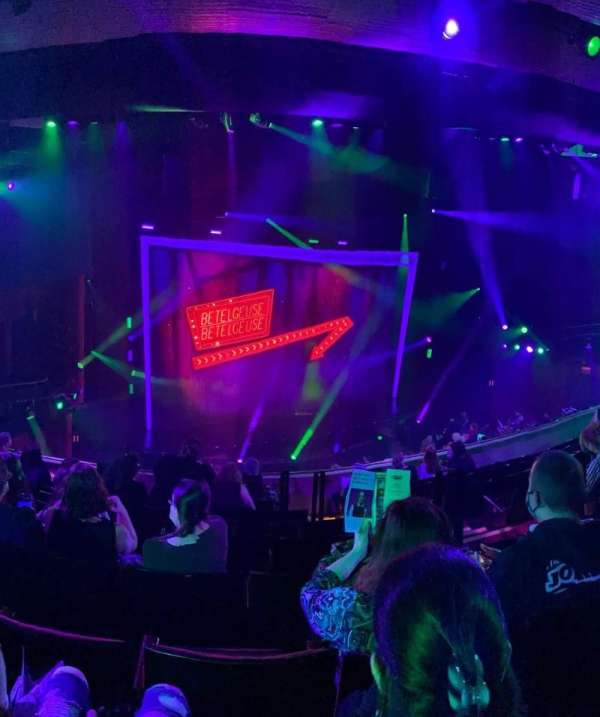 Marquis Theatre, section: Mezzanine L, row: J, seat: 11