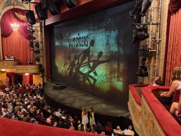 Bernard B. Jacobs Theatre, section: Mezzanine R, row: A, seat: 24