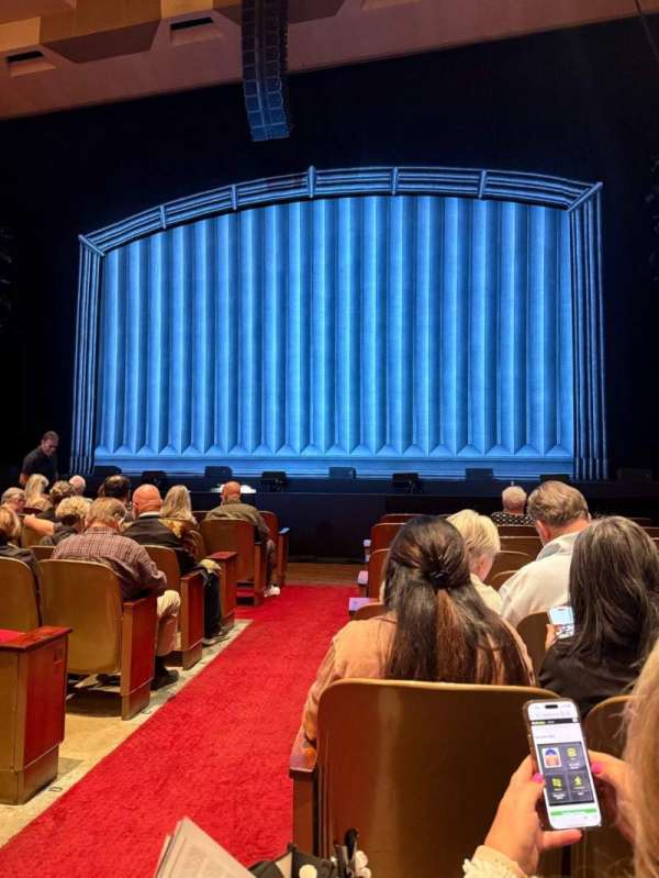 Keller Auditorium, section: Orchestra D, row: G, seat: 1